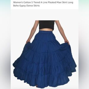 Maxi boho Gypsy / Folklorico long skirt